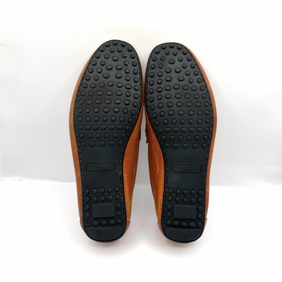 ALLEN EDMONDS Grand Cayman Brown Pebbled Leather Horse Bit Driving Loafers 9D - Picture 8 of 12